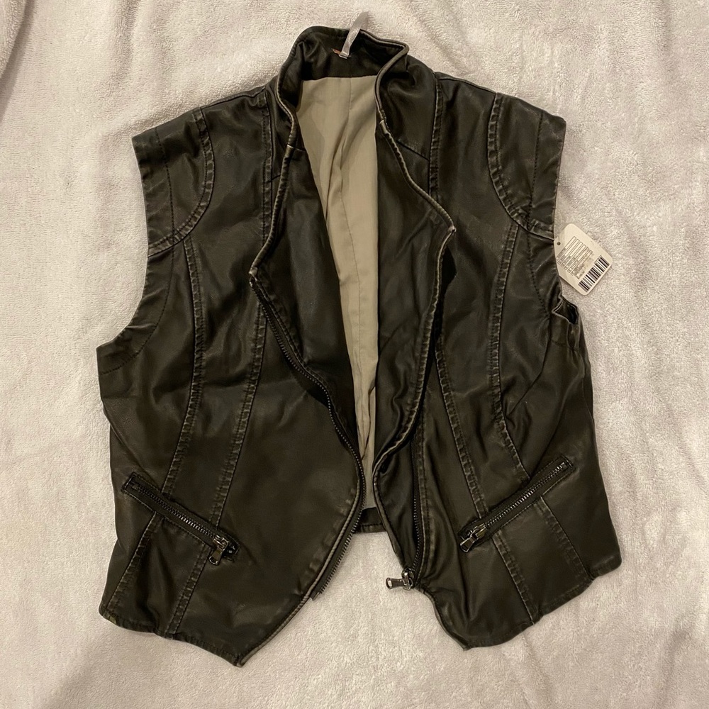 Free People Bomber Vest